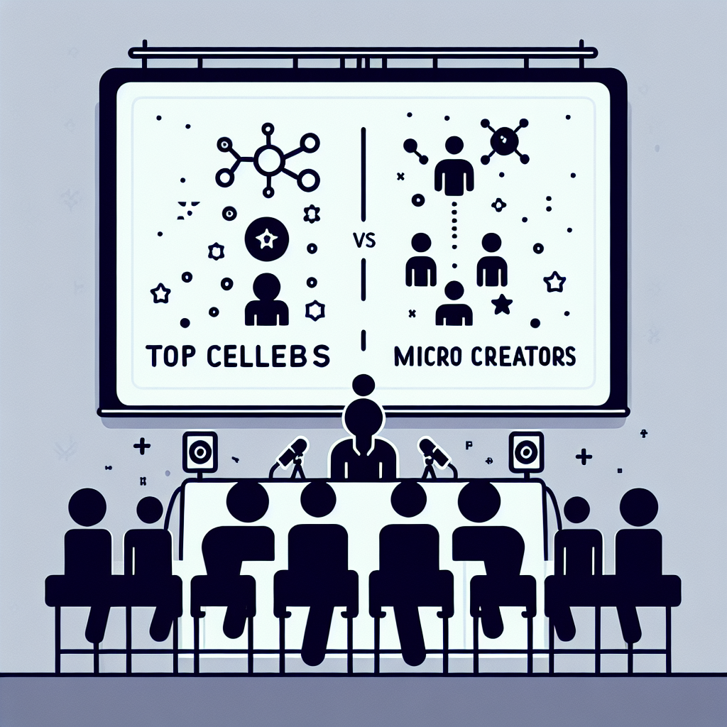 When to Use Top Celebs vs Micro Creators