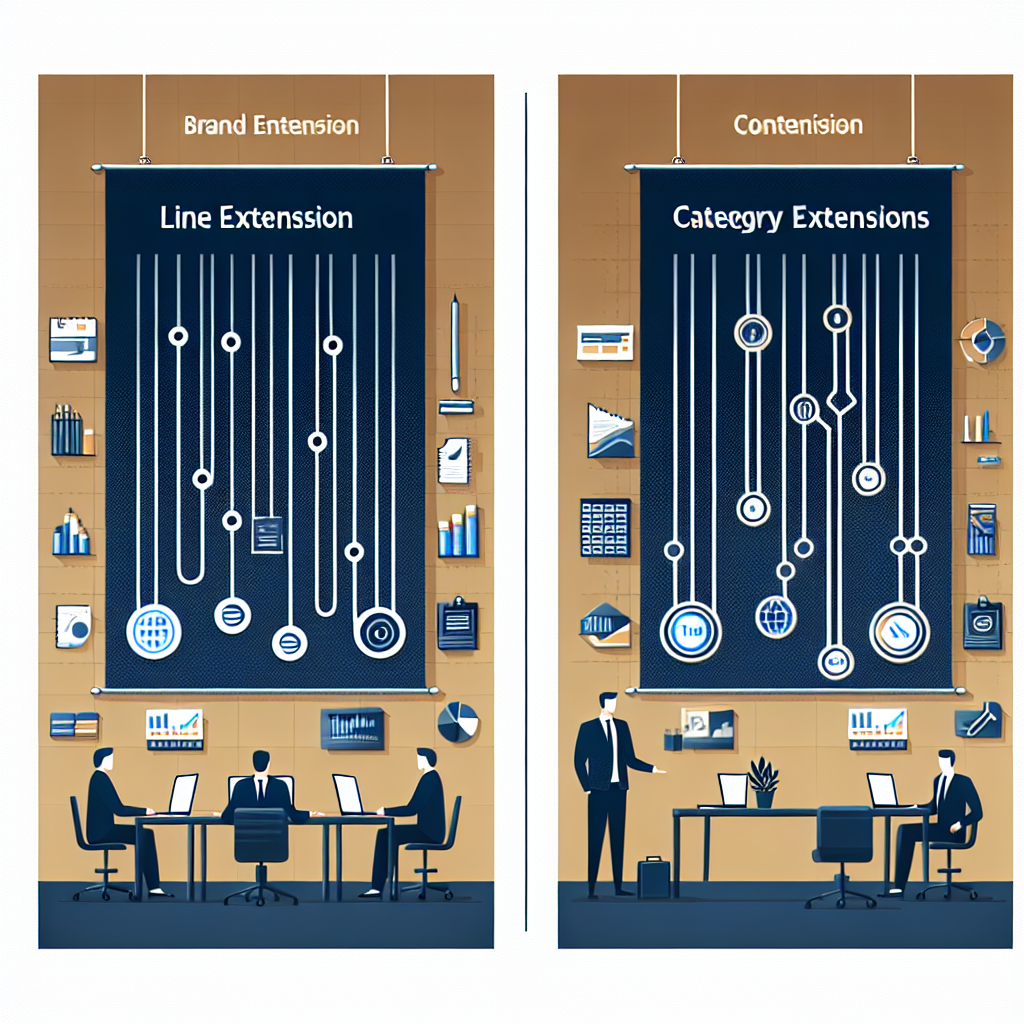 Line Extensions versus Category Extensions