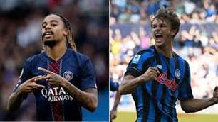 PSG vs Atalanta in the UEFA Champions ...