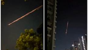 Most reports of sightings of the mysterious streaks of light and fireball came from Delhi-NCR areas at around 1:20 am on Saturday.(X/@Rainmaker1973 and @WeatherMonitors)
