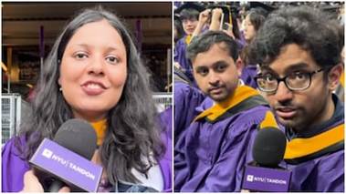 Most of the students featured in the video appeared to be of Indian or South Asian background. (Screengrab)