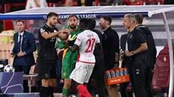 Monaco vs Man City as benches cleared ...