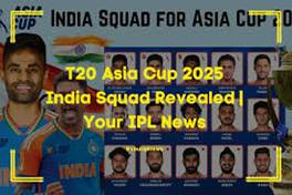 T20 Asia Cup 2025 India Squad Revealed ...