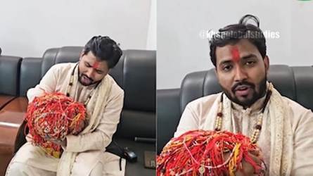 Khan Sir Shares 15K Girls Tied Him Rakhi On Raksha Bandhan. (Instagram/khanglobalstudies_official)