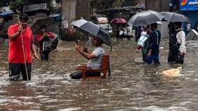 Mumbai Rain Mayhem: City Flooded, Red ...
