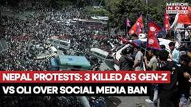 Nepal Protests: 3 Killed As Gen Z ...